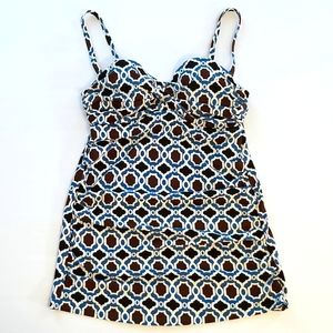 Lands' End Women's Swimsuit Tankini Top 2